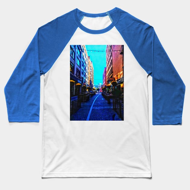 E. 4th St Baseball T-Shirt by ArianeInThe216